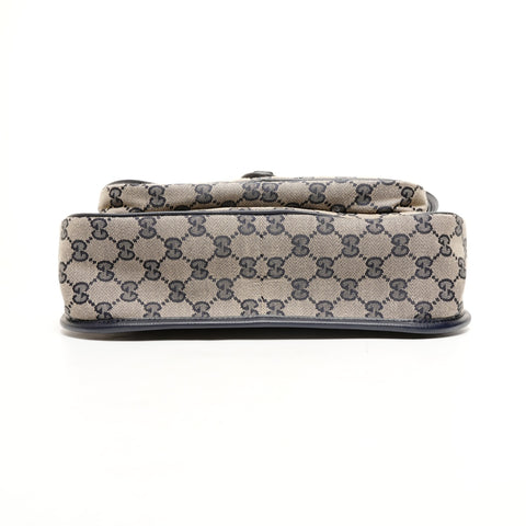 GUCCI GG Canvas Messenger Bag 793823 Marine Umhängetasche beige WS26128