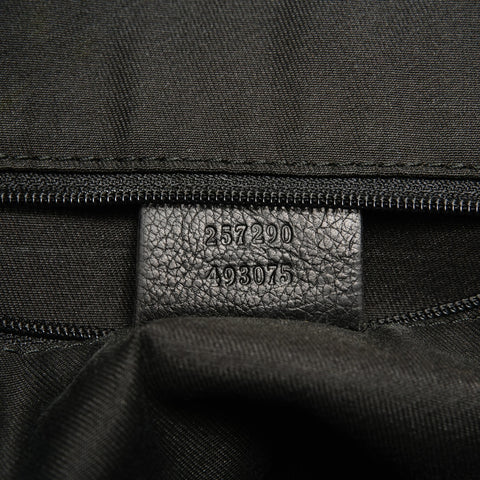 GUCCI GG Shima 皮革手提包黑色 WS26131