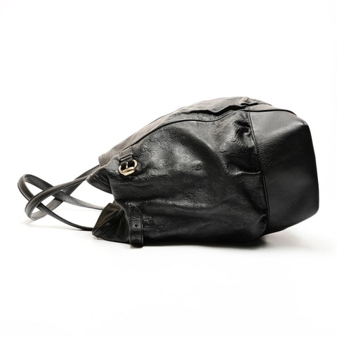 GUCCI GG Shima 皮革手提包黑色 WS26131