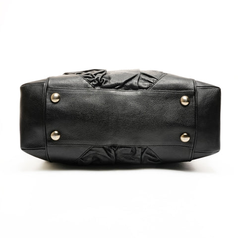 GUCCI GG Shima 皮革手提包黑色 WS26131