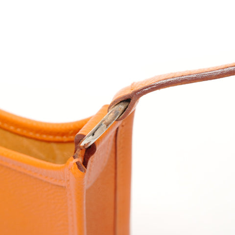 HERMES�I Stamp 2005 迷你 Evelyn TPM 短肩带单肩包 橙色 WS26134