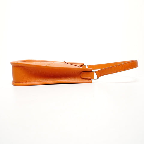 HERMES�I Stamp 2005 迷你 Evelyn TPM 短肩带单肩包 橙色 WS26134