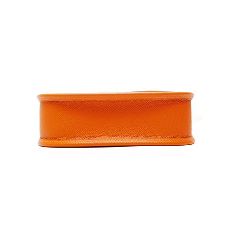 HERMES�I Stamp 2005 迷你 Evelyn TPM 短肩带单肩包 橙色 WS26134