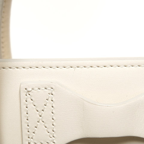 CELINE 皮革 Luggage Micro Shopper 手提包 白色 WS26135