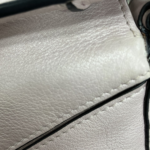 LOEWE 皮革迷你 Puzzle 2way 单肩包 粉色 WS26140