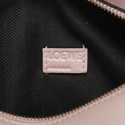 LOEWE 皮革迷你 Puzzle 2way 单肩包 粉色 WS26140