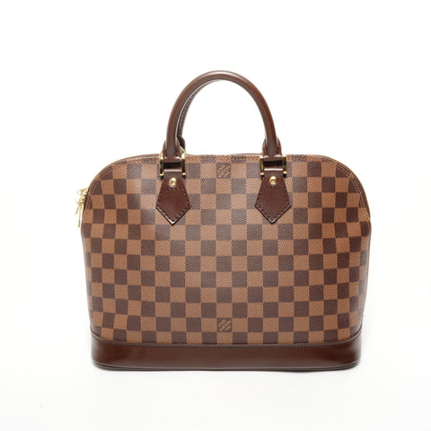 路易威登 2004 Damier Alma 小号手提包 棕色 WS26143