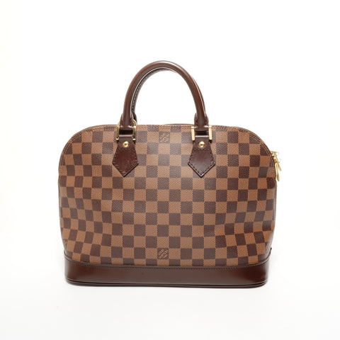 路易威登 2004 Damier Alma 小号手提包 棕色 WS26143