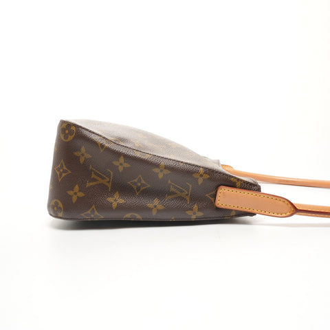 路易威登 2002 年 Monogram Loop 中号单肩包 棕色 WS26145