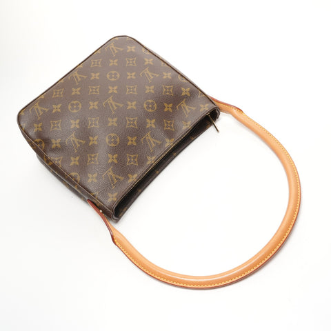 路易威登 2002 年 Monogram Loop 中号单肩包 棕色 WS26145