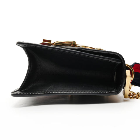 GUCCI Sherry Line Sylvie 丝带单肩包 黑色 WS26146