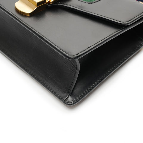 GUCCI Sherry Line Sylvie 丝带单肩包 黑色 WS26146