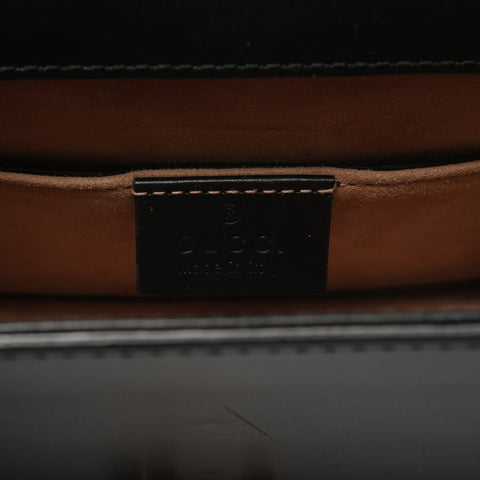 GUCCI Sherry Line Sylvie 丝带单肩包 黑色 WS26146
