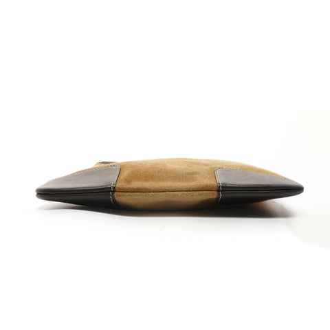 LOEWE 绒面革 Anagram 单肩包米色 WS26149