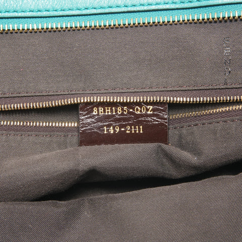 FENDI Pecan canvas leather Shoulder Bag Brown WS26156