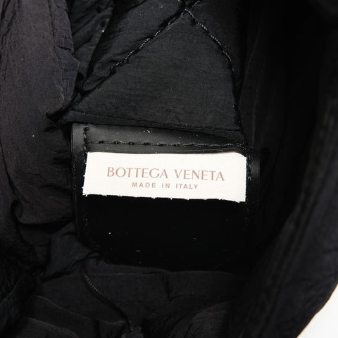 BOTTEGAVENETA 加垫科技盒式尼龙单肩包 黑色 WS26158