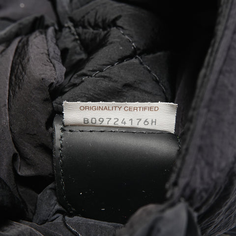 BOTTEGAVENETA 加垫科技盒式尼龙单肩包 黑色 WS26158