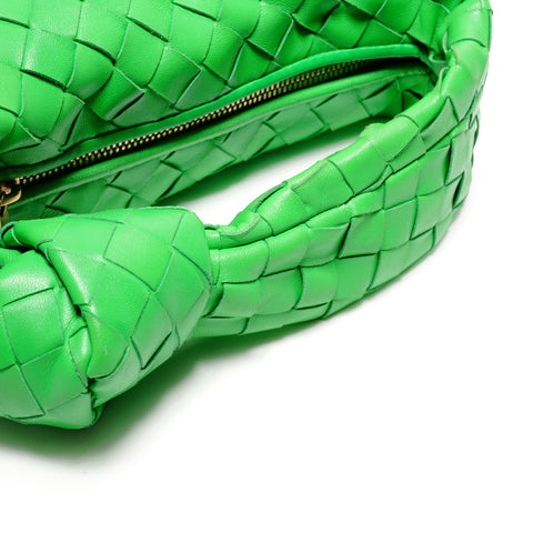 BOTTEGAVENETA 2021-2025 INTRECCIATO 迷你 Jodie Parakeet 绿色手提包 绿色 WS26162