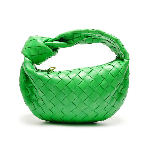 BOTTEGAVENETA 2021-2025 INTRECCIATO 迷你 Jodie Parakeet 绿色手提包 绿色 WS26162