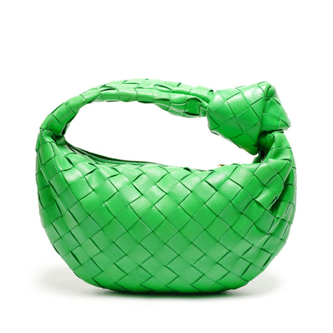 BOTTEGAVENETA 2021-2025 INTRECCIATO 迷你 Jodie Parakeet 绿色手提包 绿色 WS26162
