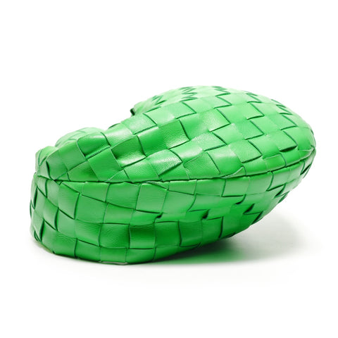 BOTTEGAVENETA 2021-2025 INTRECCIATO 迷你 Jodie Parakeet 绿色手提包 绿色 WS26162