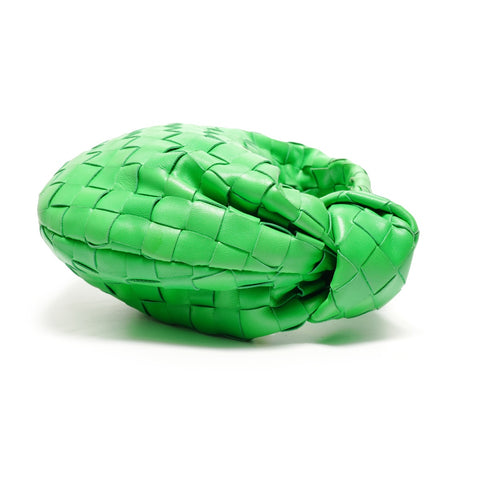 BOTTEGAVENETA 2021-2025 INTRECCIATO 迷你 Jodie Parakeet 绿色手提包 绿色 WS26162