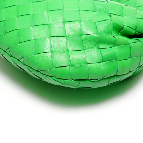 BOTTEGAVENETA 2021-2025 INTRECCIATO 迷你 Jodie Parakeet 绿色手提包 绿色 WS26162