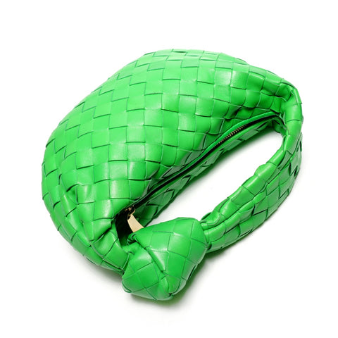 BOTTEGAVENETA 2021-2025 INTRECCIATO 迷你 Jodie Parakeet 绿色手提包 绿色 WS26162