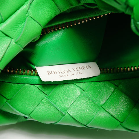 BOTTEGAVENETA 2021-2025 INTRECCIATO 迷你 Jodie Parakeet 绿色手提包 绿色 WS26162