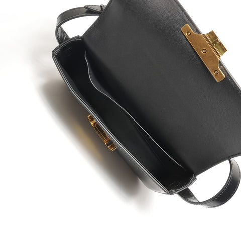 CELINE Triomphe 皮革单肩包 黑色 WS26163