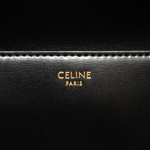 CELINE Triomphe 皮革单肩包 黑色 WS26163