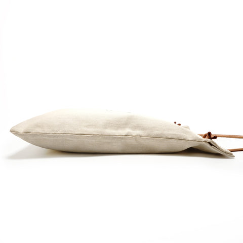HERMES Aline GM Canvas Shoulder Bag beige WS26165