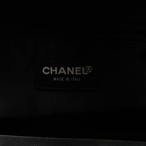 CHANEL No.7 2002-2003 尼龙新款旅行系列手提包 波士顿包 黑色 WS26166