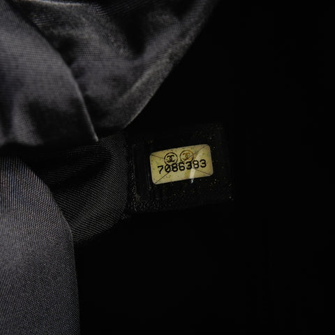 CHANEL No.7 2002-2003 尼龙新款旅行系列手提包 波士顿包 黑色 WS26166
