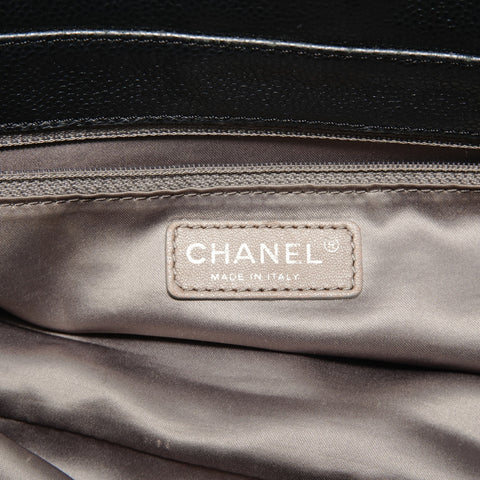 CHANEL No. 13 2009-2010 Wild Stitch COCO 马克鱼子酱皮单肩包 黑色 WS26168