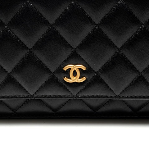 CHANEL Matrasse 链条钱包单肩包黑色 WS26175