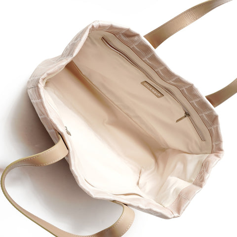 CHANEL No.7 2002-2003新款旅行系列MM托特包 米色 WS26178