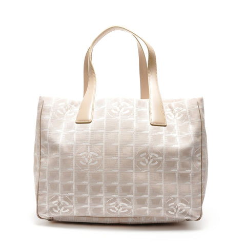 CHANEL No.7 2002-2003新款旅行系列MM托特包 米色 WS26178