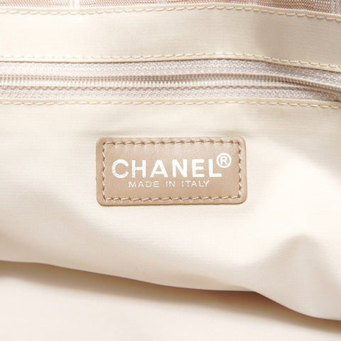 CHANEL No.7 2002-2003新款旅行系列MM托特包 米色 WS26178