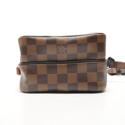 路易威登 2016 Damier Amazon Chapman 单肩包 棕色 WS26182