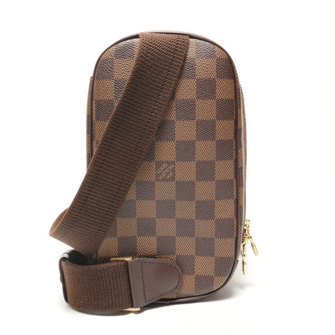 LOUIS VUITTON 2005 Gange Damier pochette Shoulder Bag Brown WS26183