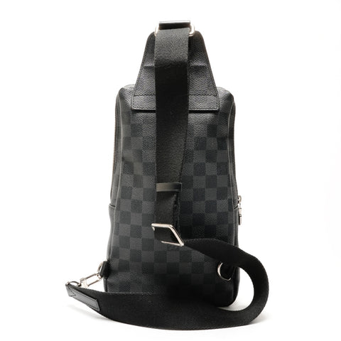 路易威登 2017 Damier Graphite Avenue 单肩包 N41719 单肩包黑色 WS26184