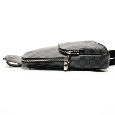 路易威登 2017 Damier Graphite Avenue 单肩包 N41719 单肩包黑色 WS26184