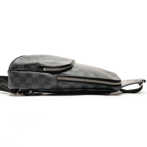 路易威登 2017 Damier Graphite Avenue 单肩包 N41719 单肩包黑色 WS26184