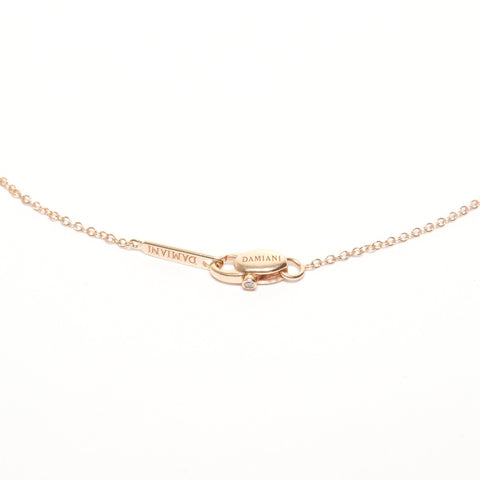 DAMIANI BELLE EPOQUE Cross in 18K Pink Gold with Diamonds Necklace gold WS26186