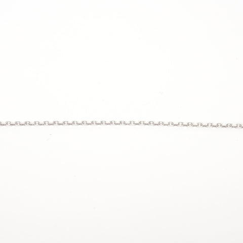 Van Cleef & Arpels Au750 White Gold Vintage Alhambra White Shell Necklace Silver WS26187