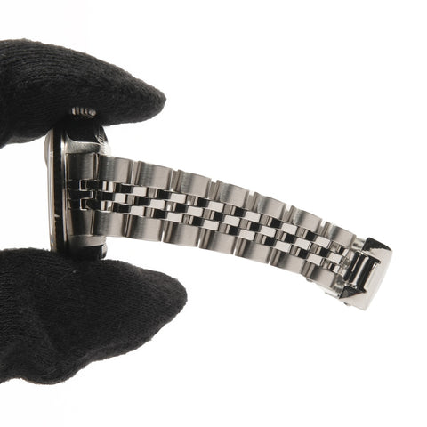 ROLEX Datejust 26 179174NG Black Shell K18WG/Stainless Steel Mechanical Automatic Diamond Watches Silver WS26195