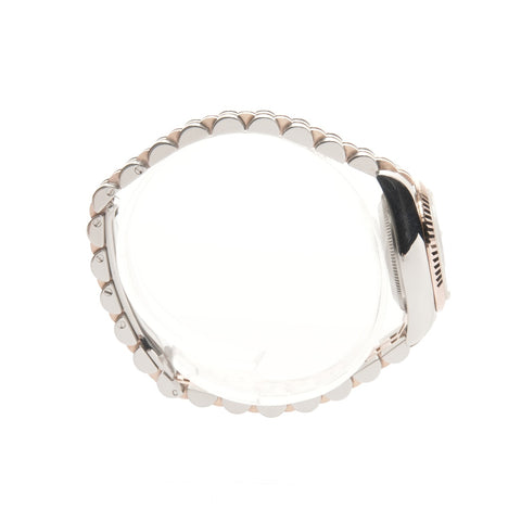 ROLEX 179171G Datejust Pink Gold K18PG Diamond Watches Silver WS26196