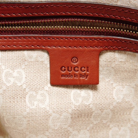 GUCCI 皮革单肩包 棕色 WS26204