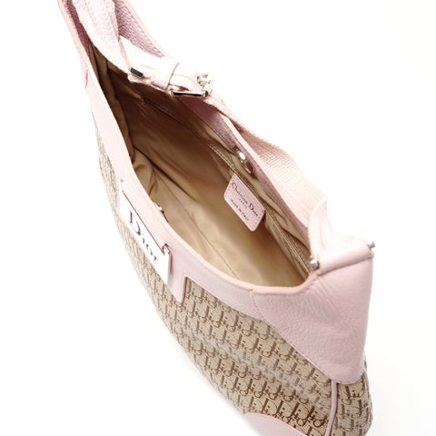 Christian Dior Street Chic Canvas 2006 Hobo 单肩包 单肩包 粉色 WS26205